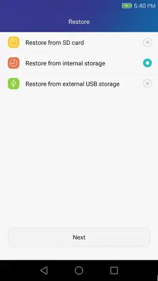 Huawei Backup android App screenshot 3